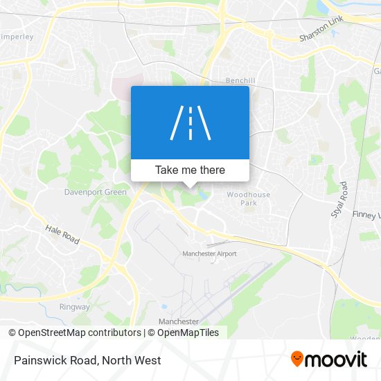 Painswick Road map