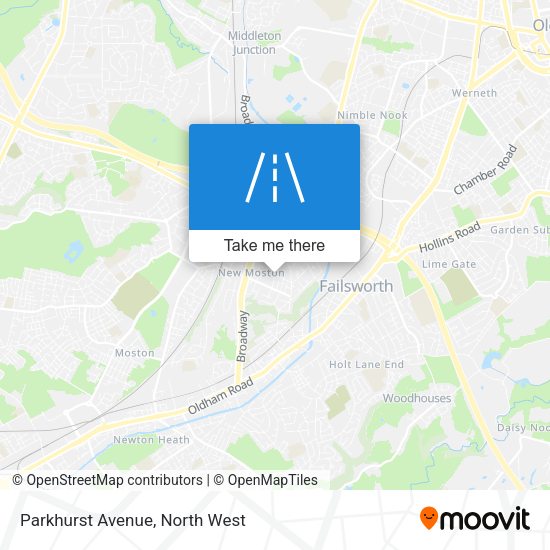 Parkhurst Avenue map