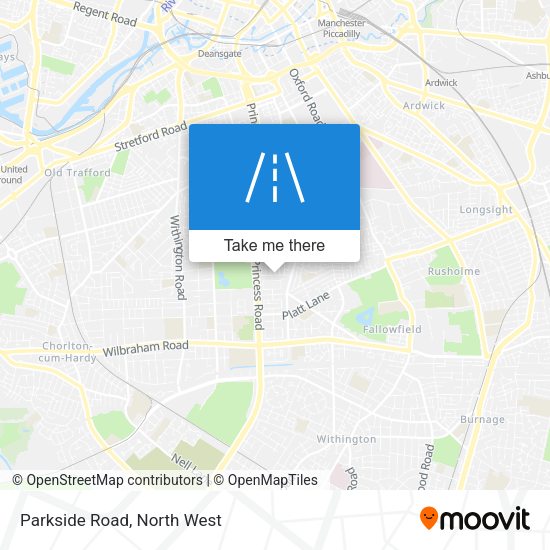 Parkside Road map