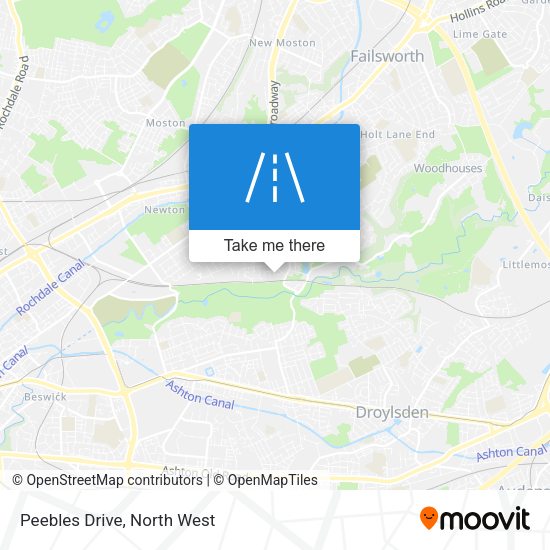 Peebles Drive map