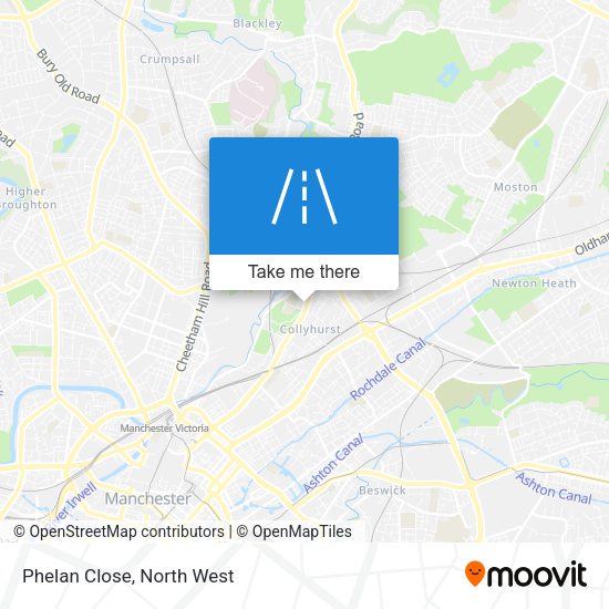 Phelan Close map