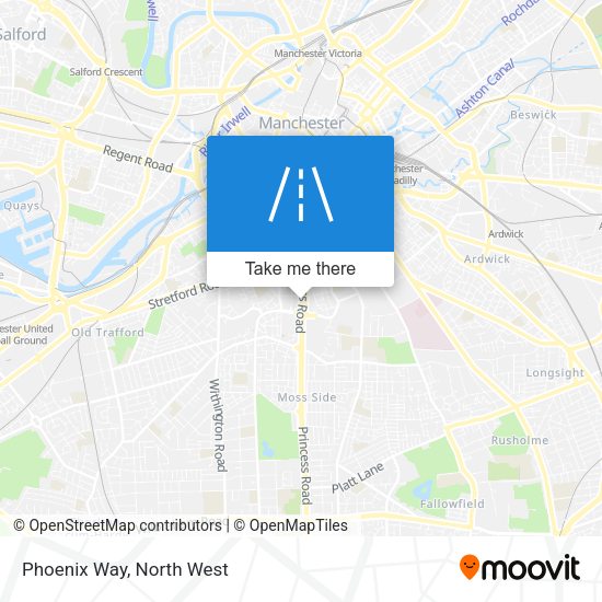 Phoenix Way map