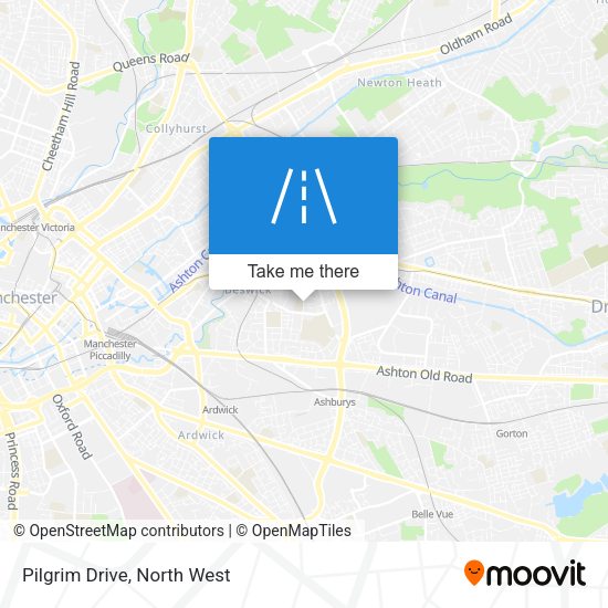 Pilgrim Drive map