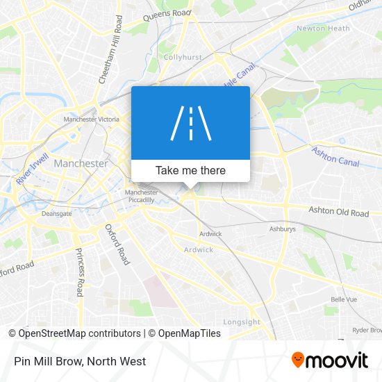 Pin Mill Brow map