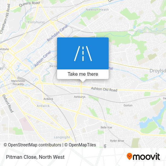 Pitman Close map