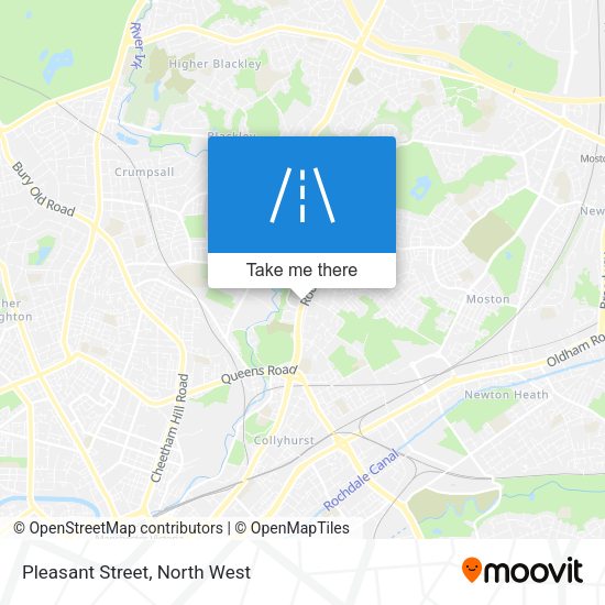Pleasant Street map