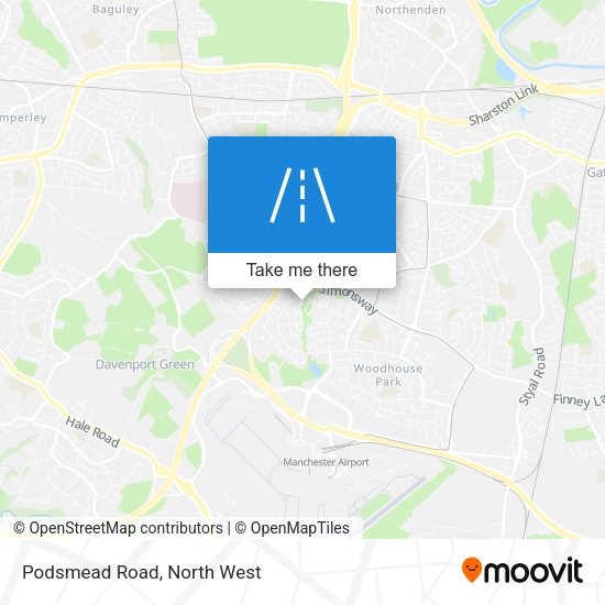 Podsmead Road map