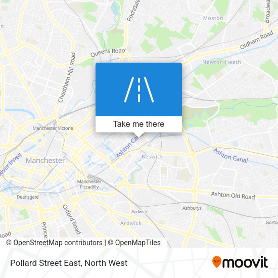 Pollard Street East map