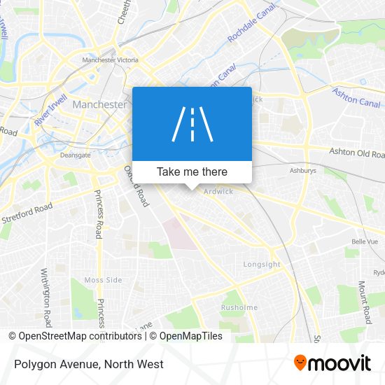 Polygon Avenue map