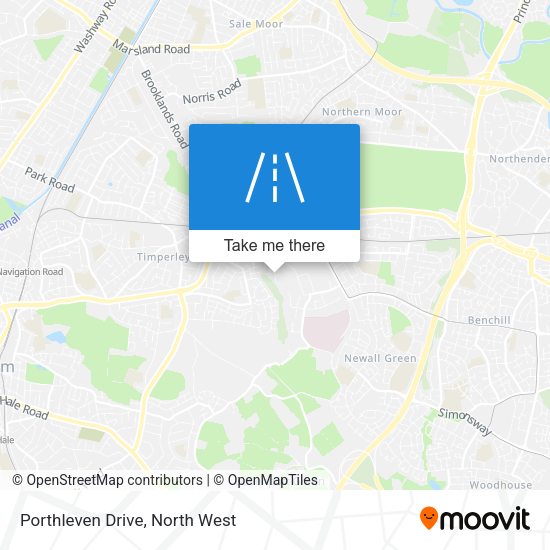Porthleven Drive map