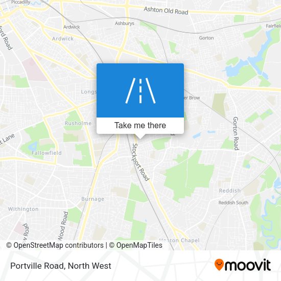 Portville Road map