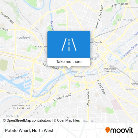 Potato Wharf map