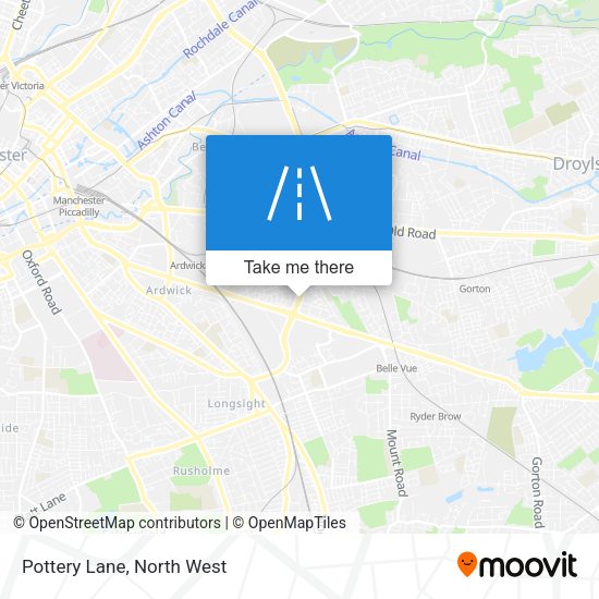 Pottery Lane map