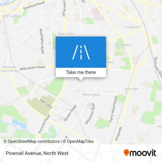 Pownall Avenue map