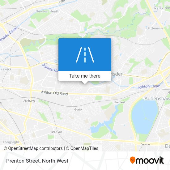 Prenton Street map