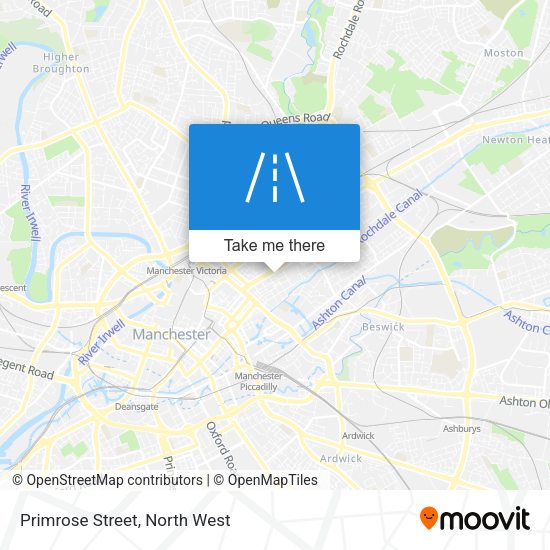 Primrose Street map