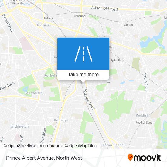 Prince Albert Avenue map