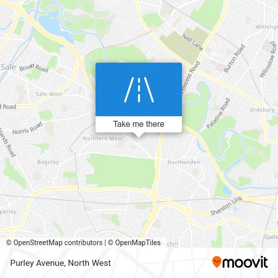 Purley Avenue map