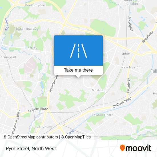 Pym Street map
