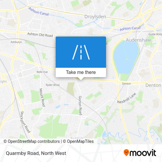 Quarmby Road map