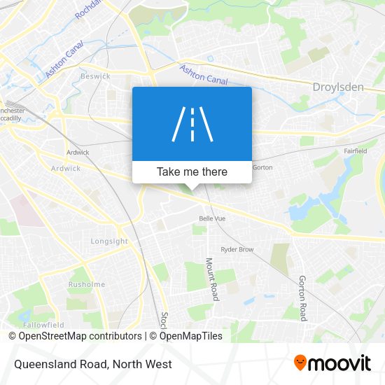 Queensland Road map