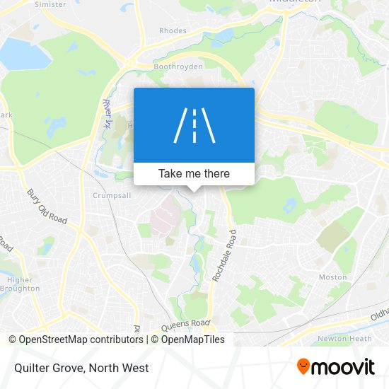 Quilter Grove map