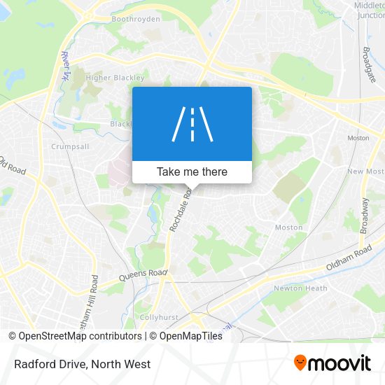 Radford Drive map