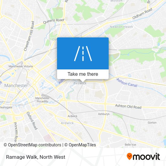 Ramage Walk map