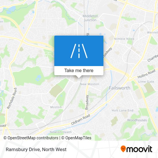 Ramsbury Drive map