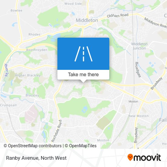 Ranby Avenue map