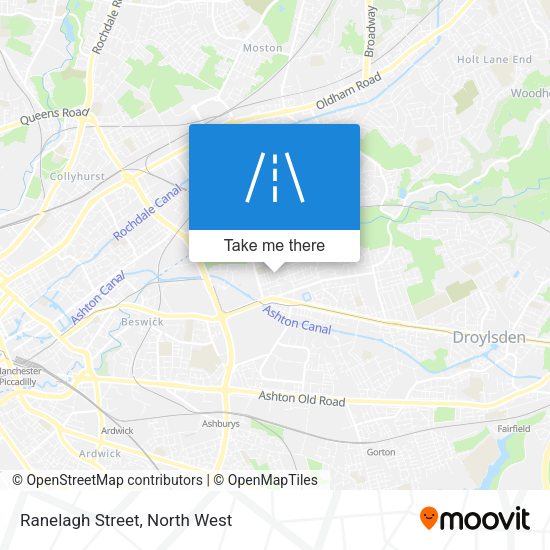 Ranelagh Street map