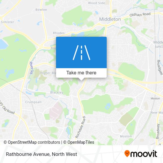 Rathbourne Avenue map