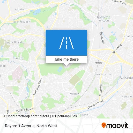 Raycroft Avenue map