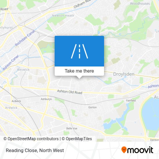 Reading Close map