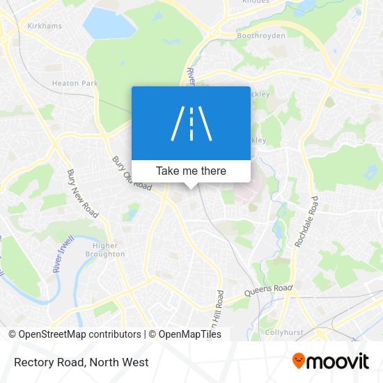 Rectory Road map