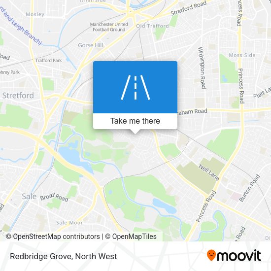 Redbridge Grove map