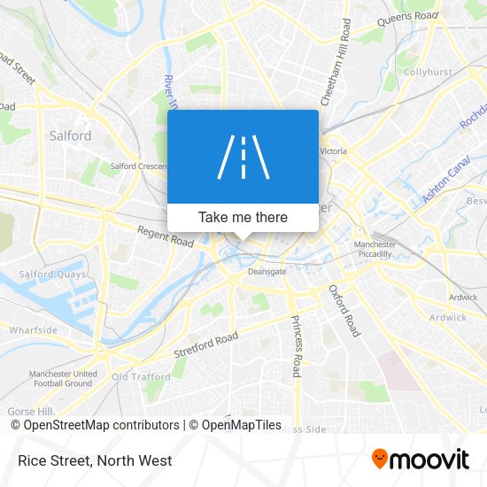 Rice Street map
