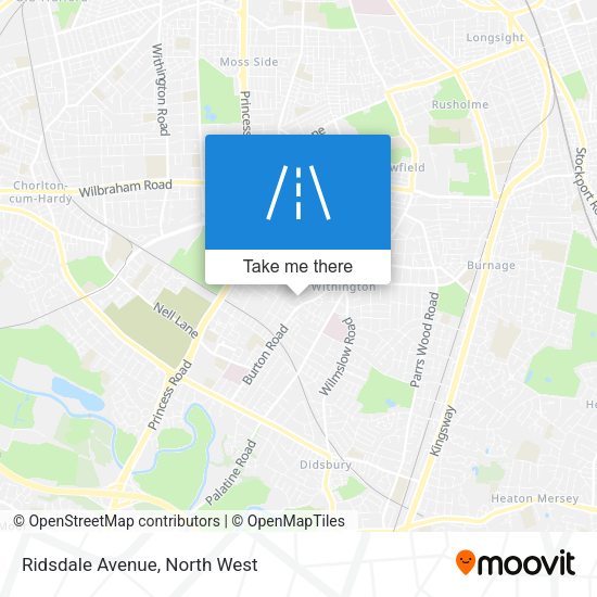 Ridsdale Avenue map