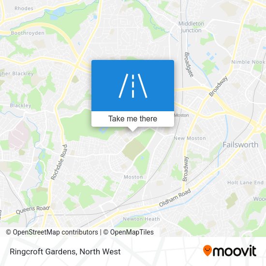 Ringcroft Gardens map