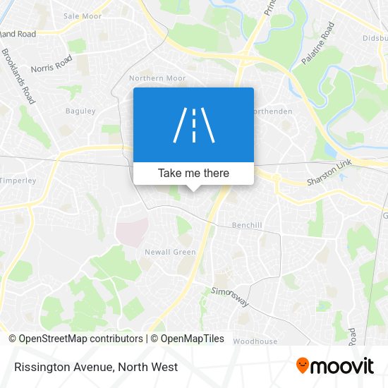 Rissington Avenue map