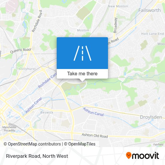 Riverpark Road map