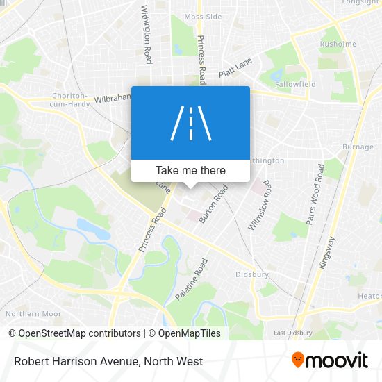 Robert Harrison Avenue map