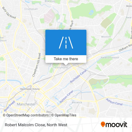 Robert Malcolm Close map