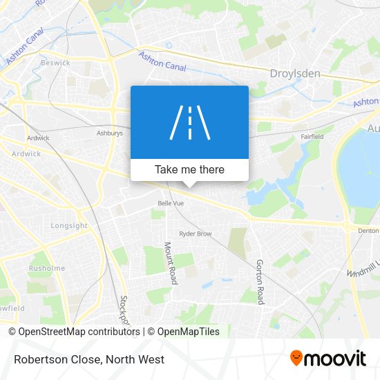 Robertson Close map