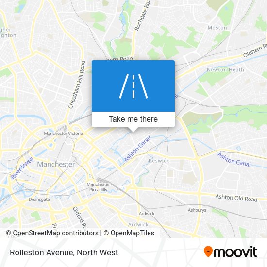 Rolleston Avenue map