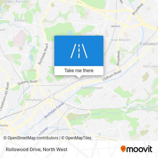 Rollswood Drive map