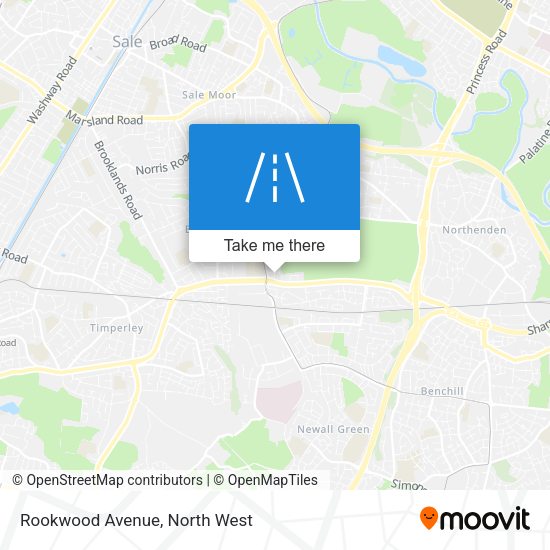Rookwood Avenue map