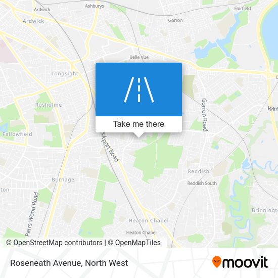Roseneath Avenue map