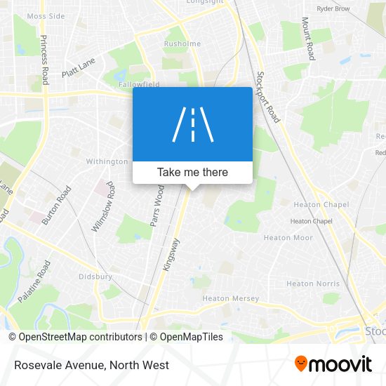 Rosevale Avenue map