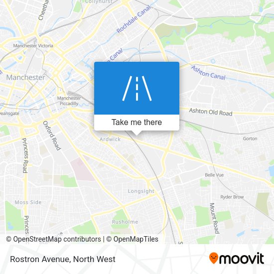Rostron Avenue map